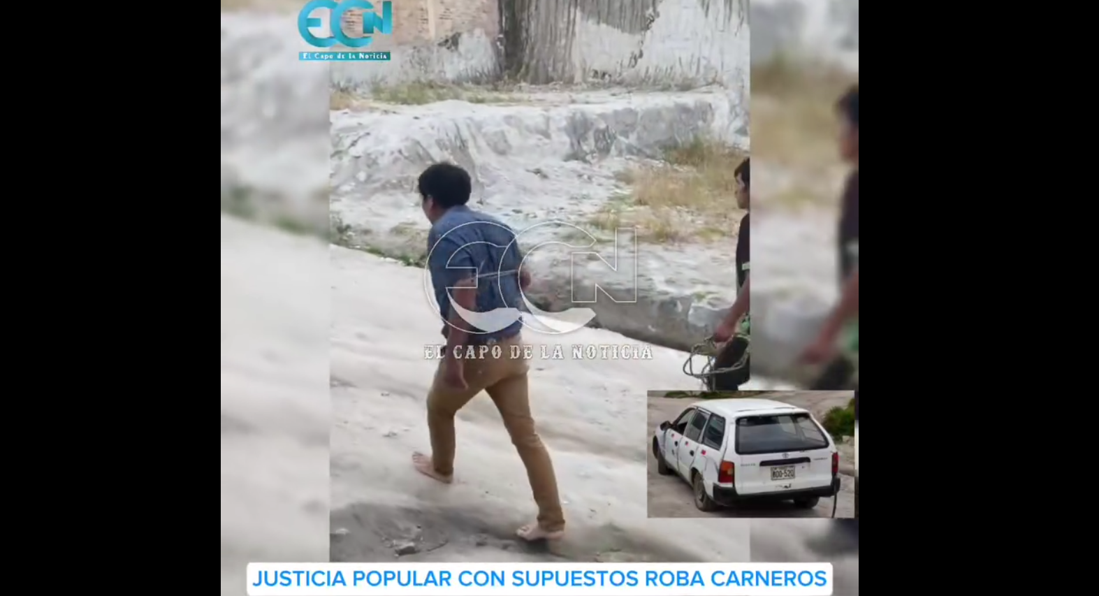 CAPTURAN A PRESUNTOS ABIGEOS EN CAJAMARCA